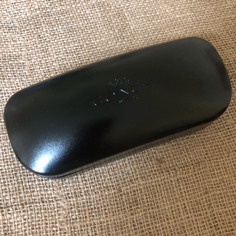 Coach Black Eyewear Case & Coach Lens Cloth - Picture 3 of 6